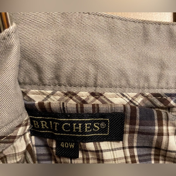 Britches Menβs Chino Shorts, Size 40 - Picture 3 of 3